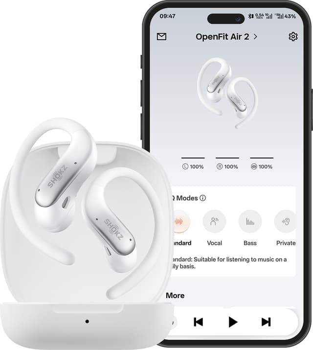 Shokz OpenFit Air 2 Open-Ear Earbuds - Unisex | Altitude Sports