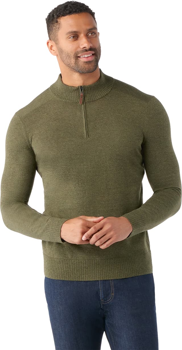 second layer ニットポロ Smartwool Sparwood 1/2 Zip Sweater - Men's | Altitude Sports