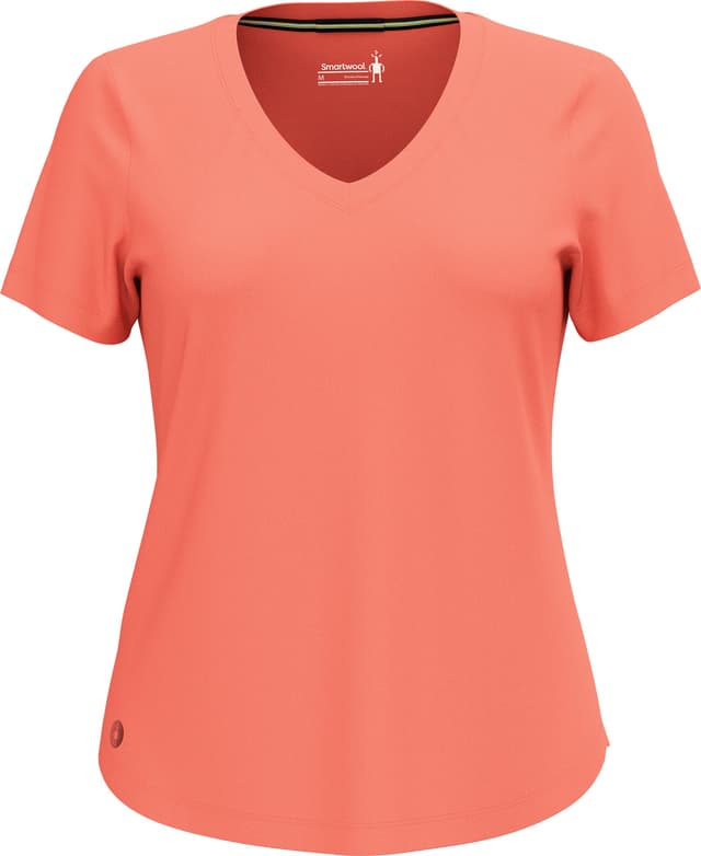 (取寄) スマートウール レディース メリノ ショート スリーブ ティー Smartwool women Merino Short Sleeve Tee Coral Reef Smartwool Merino Sport 120 V-Neck Short Sleeve Tee - Women's | The