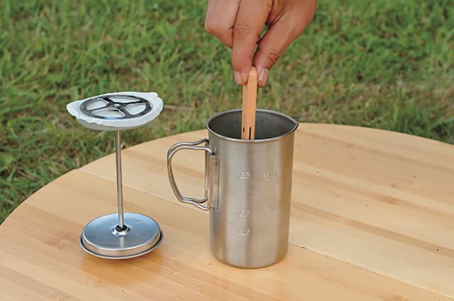 Snow Peak Titanium French Coffee Press | Altitude Sports
