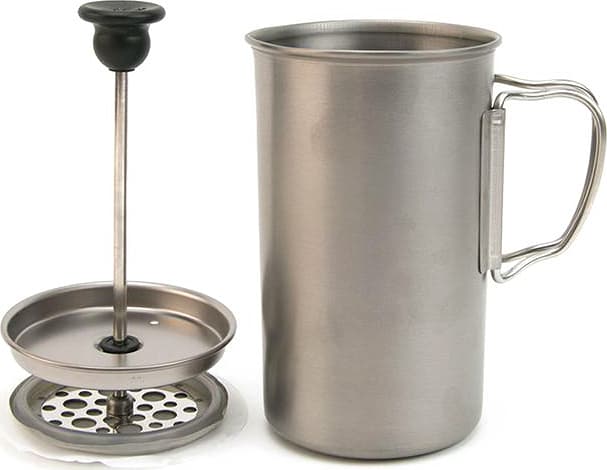 Snow Peak Titanium French Coffee Press | Altitude Sports