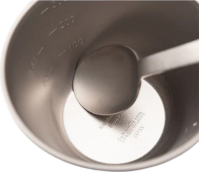 Snow Peak Deep Titanium Backpacker's Cup with Lid | Altitude Sports
