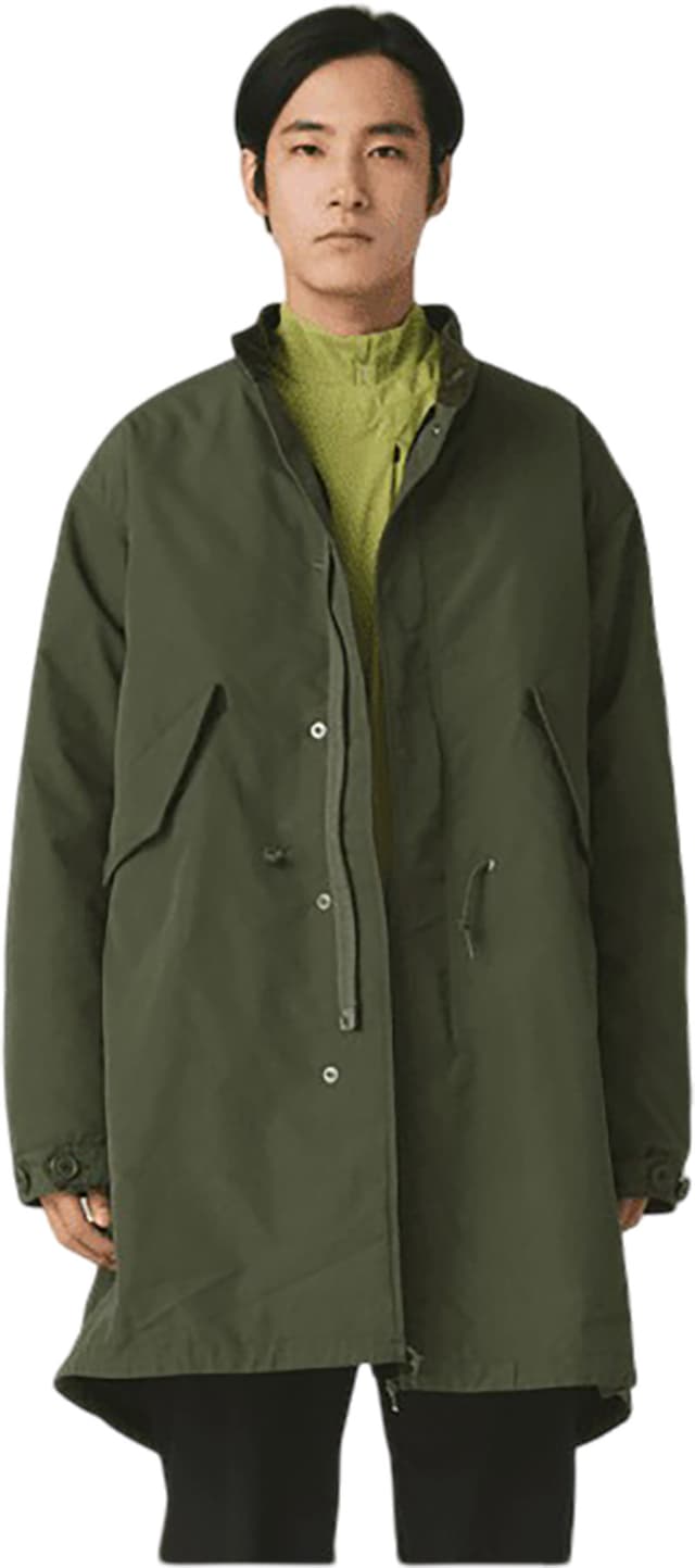  Peak TAKIBI spec シェルコート ロング JPN M Snow Peak Takibi Ripstop Adjustable Fishtail Coat - Men's