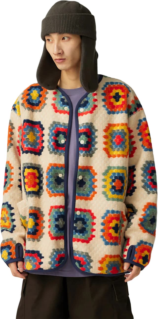 Snow Peak Wool Jacquard Cardigan - Unisex | Altitude Sports