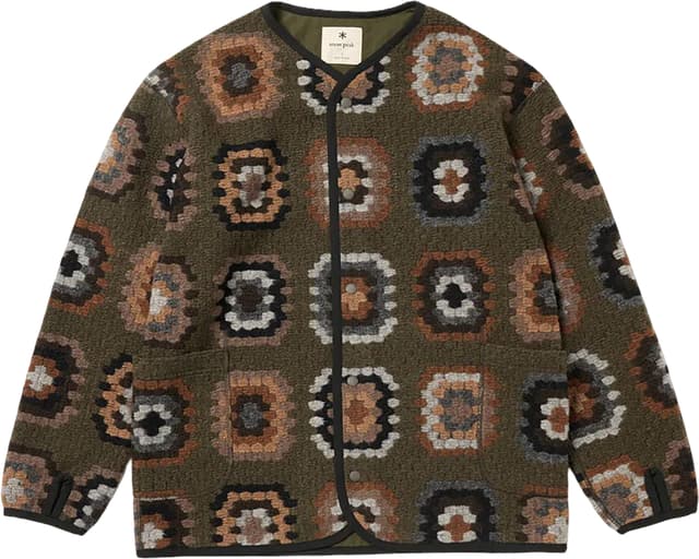 Snow Peak Wool Jacquard Cardigan - Unisex | Altitude Sports