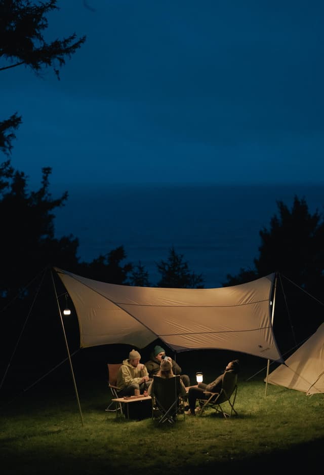 Snow Peak Takibi Tarp Hexa Set - Medium | Altitude Sports