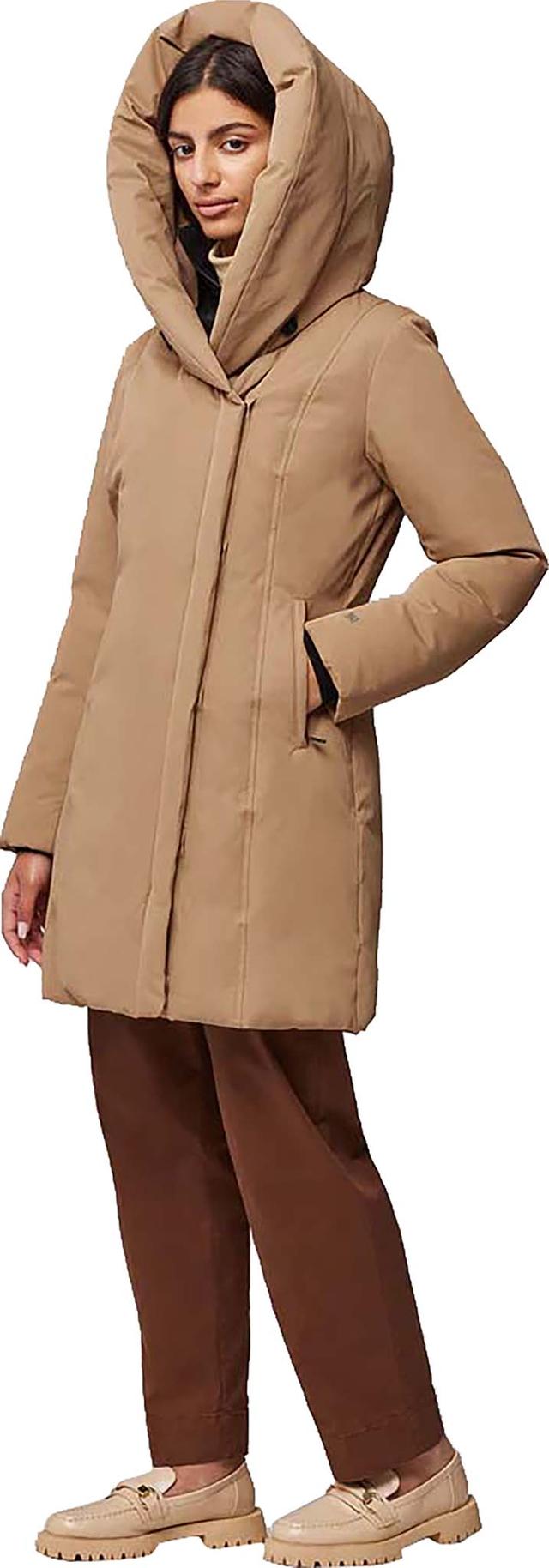SOIA & KYO Camelia-C Slim-Fit Classic Down Coat with Large