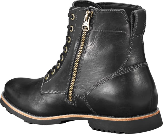 ti...ke Timberland Kendrick Side Zip Ankle Boots Black Leather Lace Up