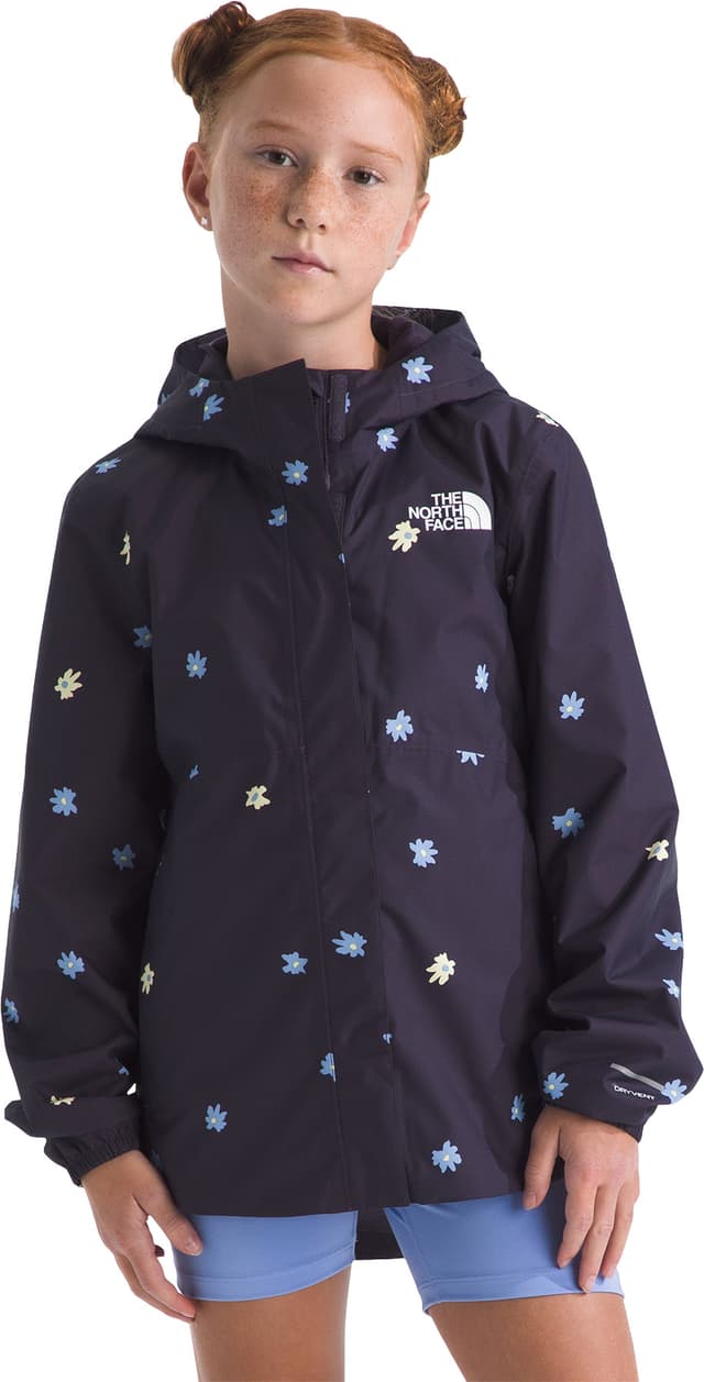 The North Face Antora Printed Rain Jacket - Girls | Altitude Sports