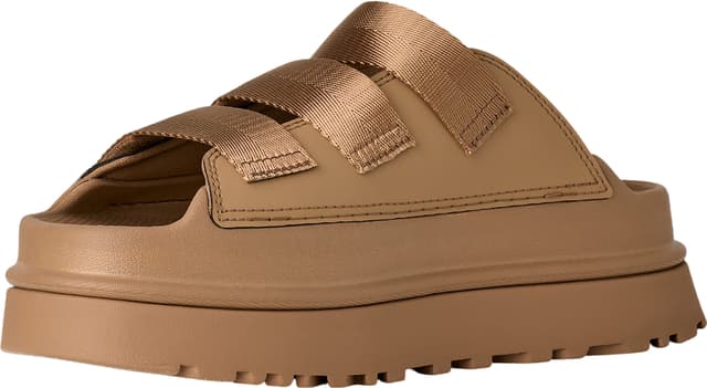 【まあ】UGG GoldenGlow Slide Dark Sand UGG GoldenGlow Slide Sandals - Women's | The Last Hunt