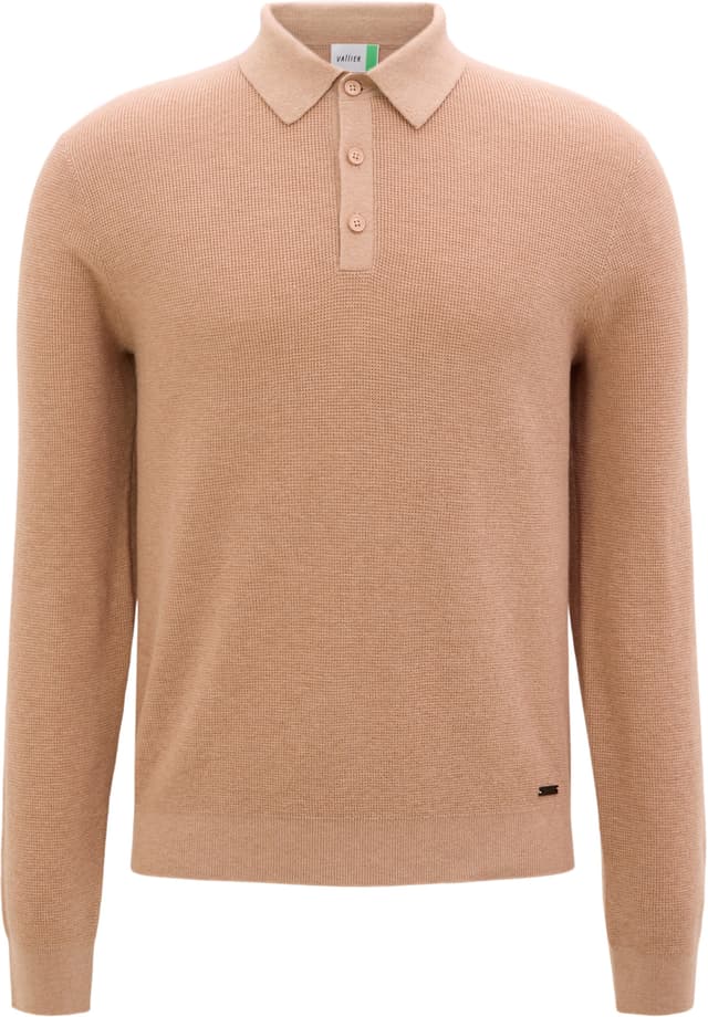 Vallier Kreuzberg Sweater Knit Long-Sleeve Polo - Men's | Altitude