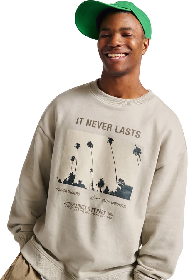 Vans Photo Neverlasting Oversized Crew Neck Sweatshirt - Women's