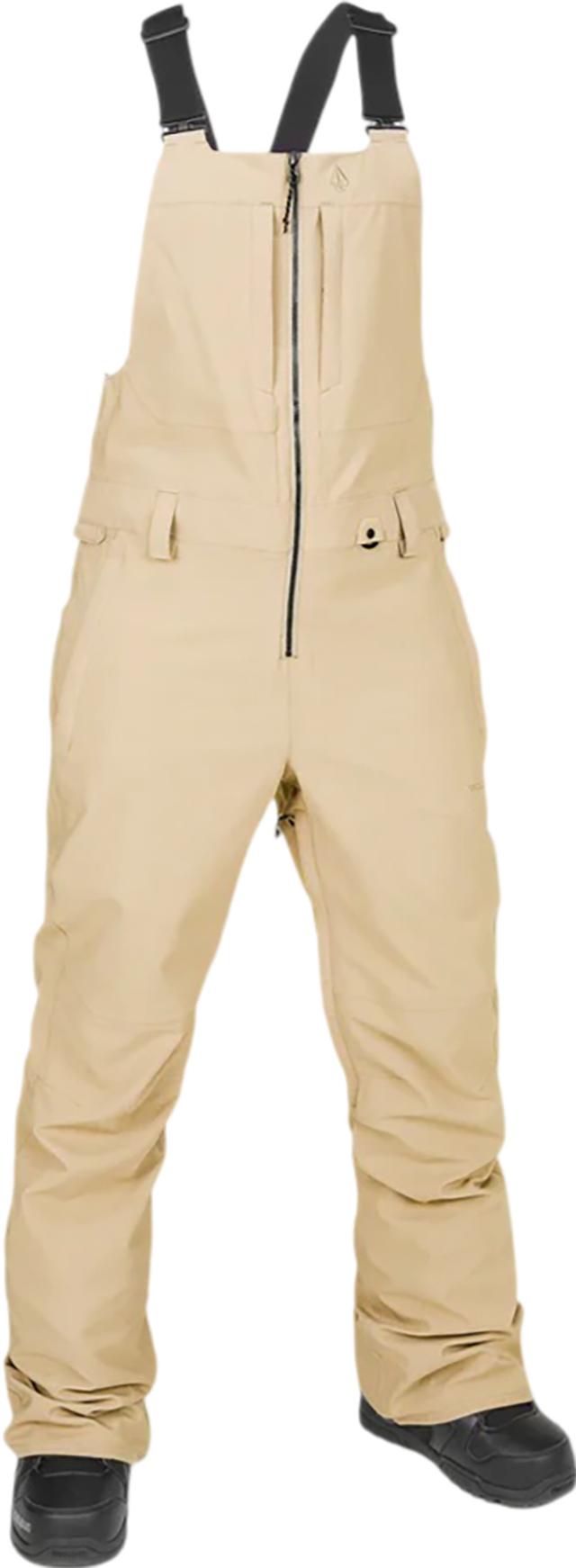 VOLCOM SWIFT BIB OVERALL SAND ベージュ VOLCOM Womens Swift Bib Overalls - Sand