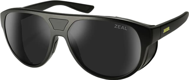 ズィール　zeal Zeal Optics Selkirk Polarized Sunglasses - Matte Black - Dark Grey